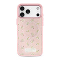 Striped Floral Snap-On Cover