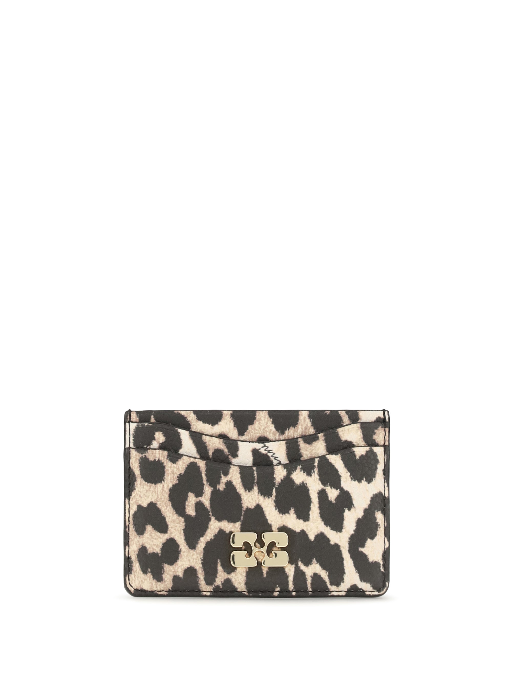 Ganni Bou Card Case — Beige