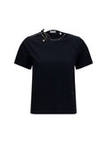 Burberry Cut-Out Detail T-Shirt — Black