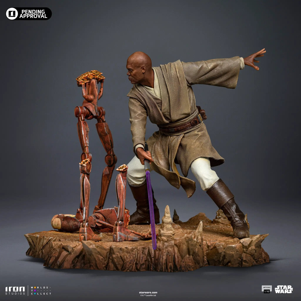 Statue Mace Windu - Star Wars - Art Scale 1/10 - Iron Studios
