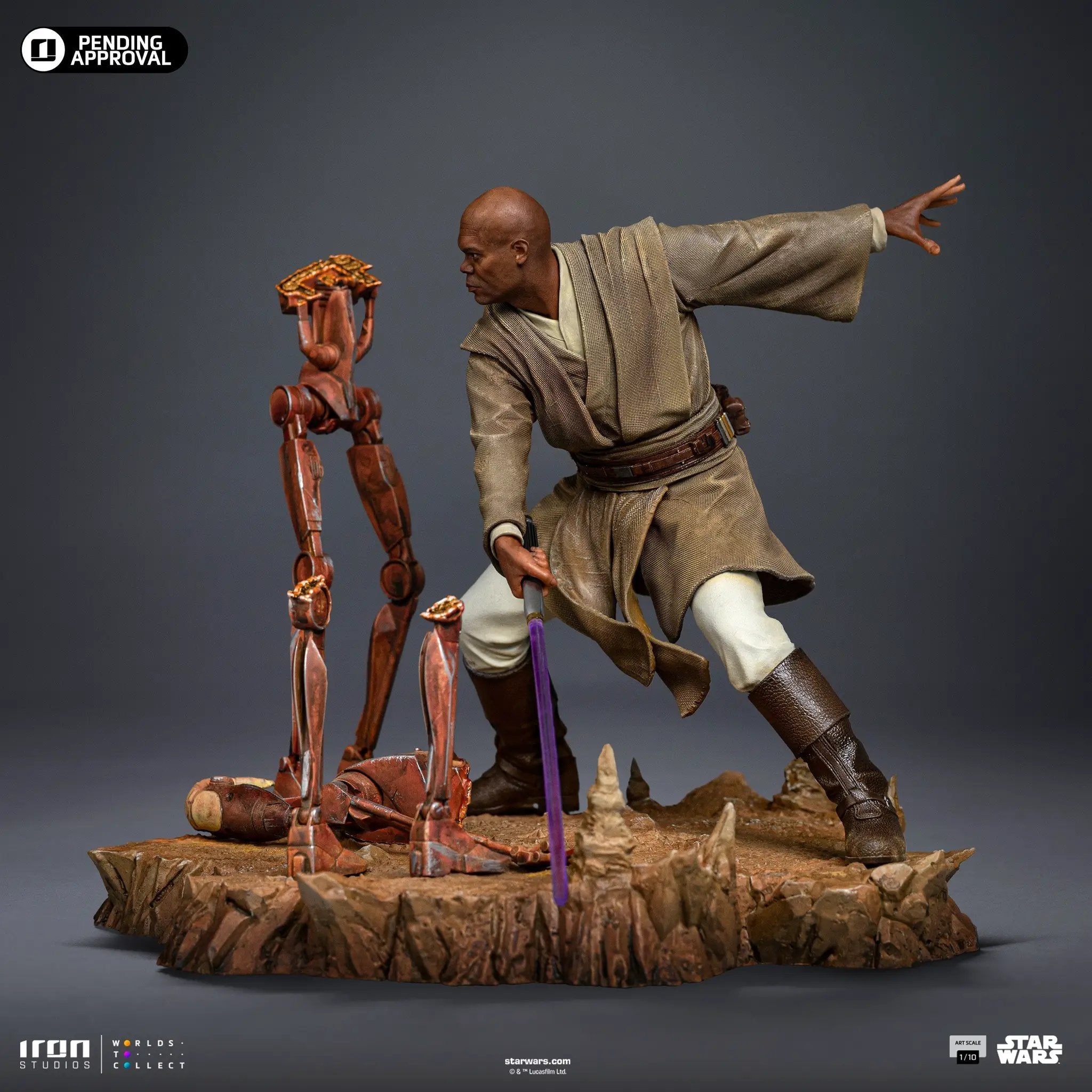 Statue Mace Windu - Star Wars - Art Scale 1/10 - Iron Studios