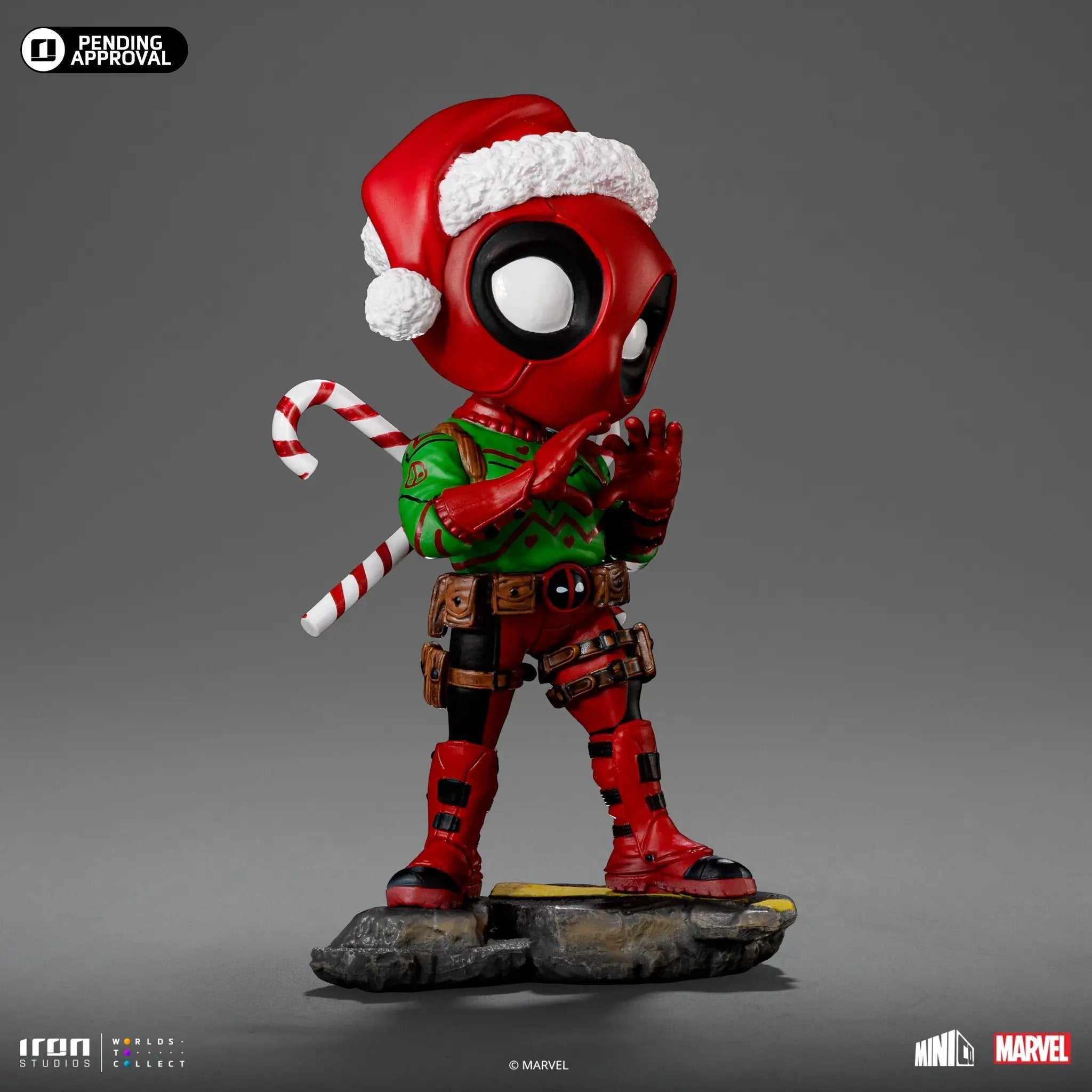 Statue Deadpool (Holidays Version) - Marvel Comics - Minico - Iron Studios