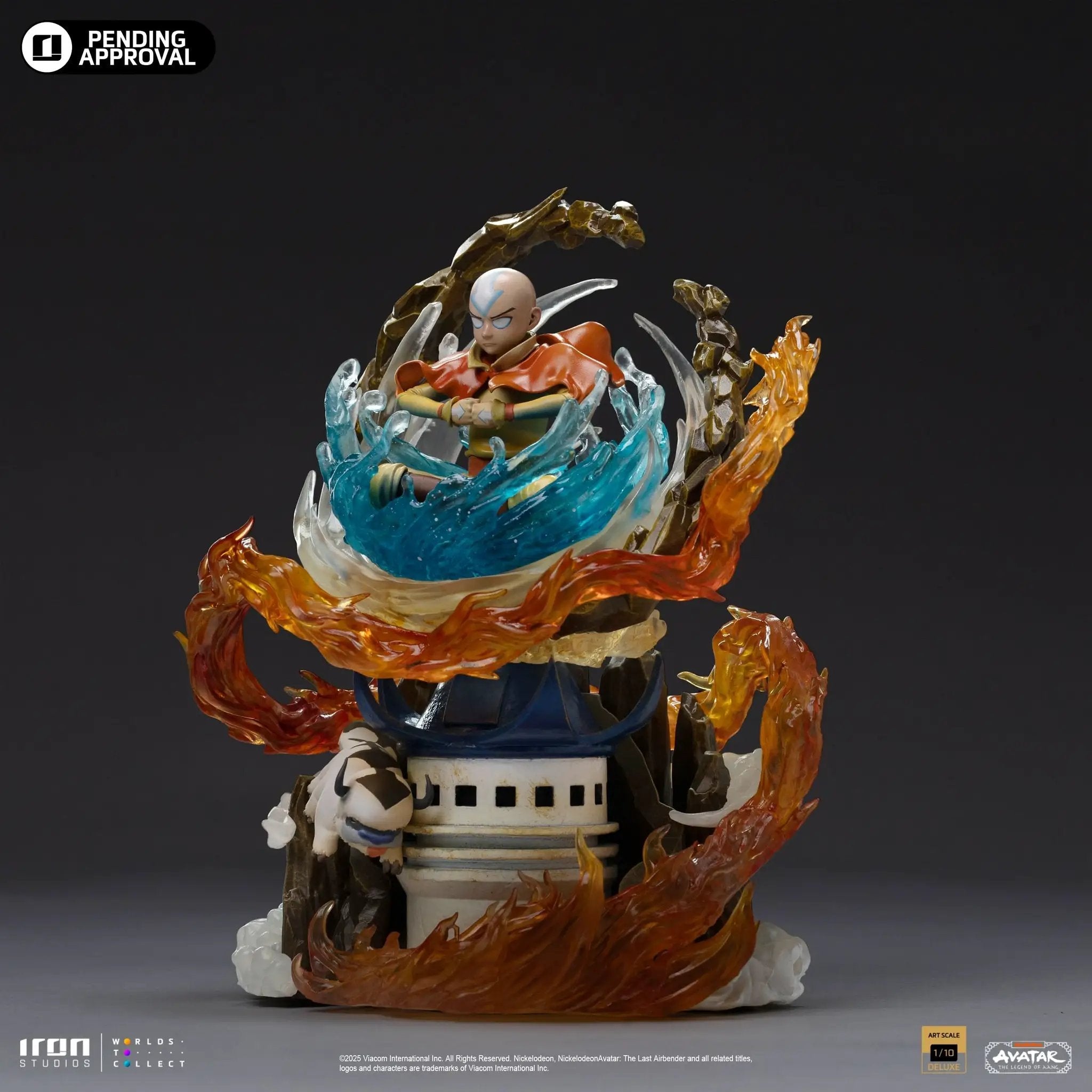 Statue Aang - Avatar: The Last Airbender - Deluxe Art Scale 1/10 - Iron Studios