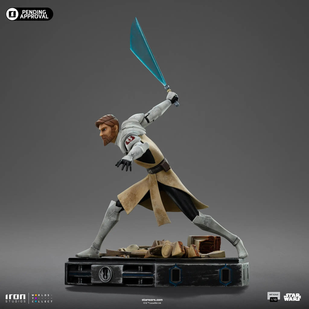 Statue Obi-Wan Kenobi – Star Wars: Clone Wars - Art Scale 1/10 - Iron Studios