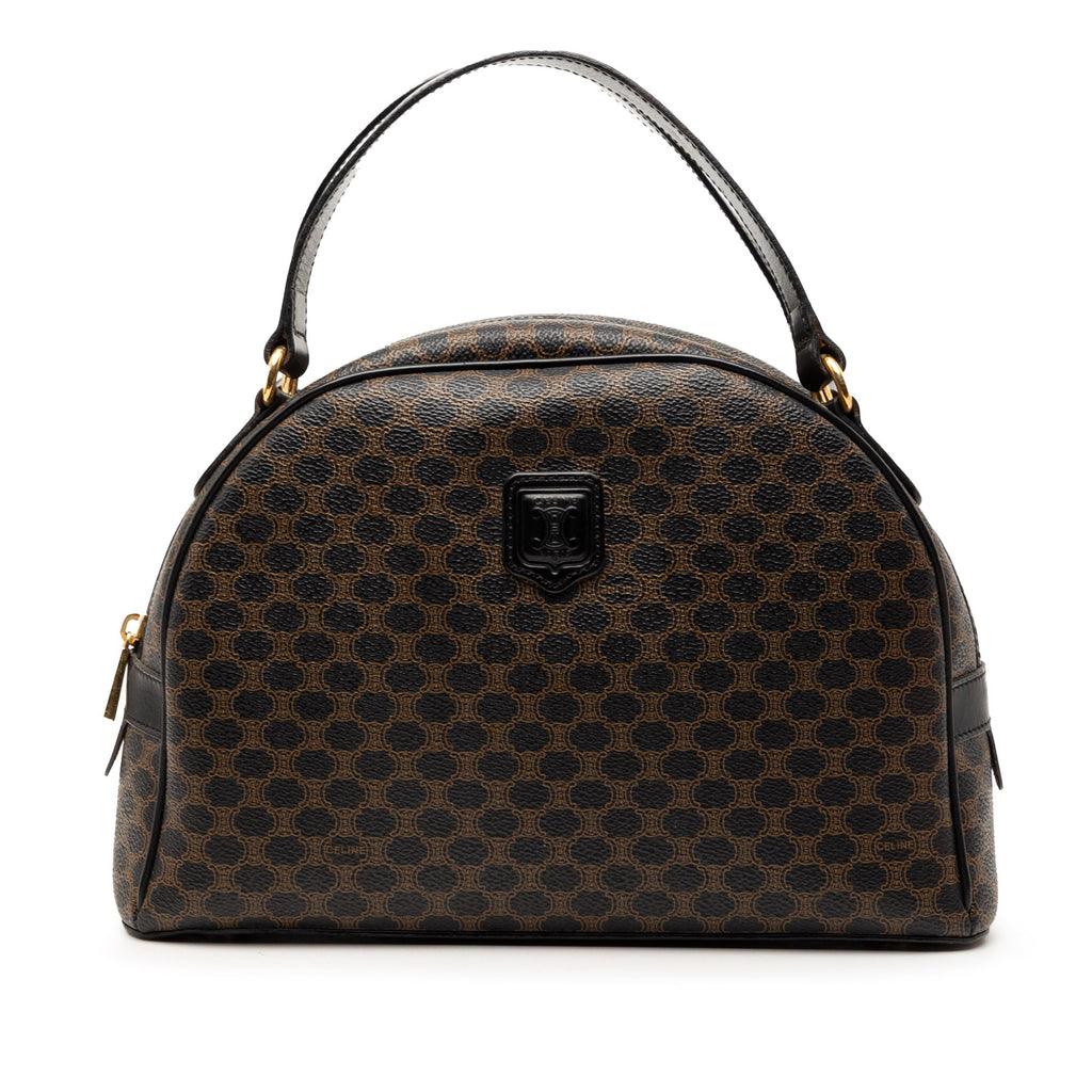 Macadam Coated Canvas Dome Handbag