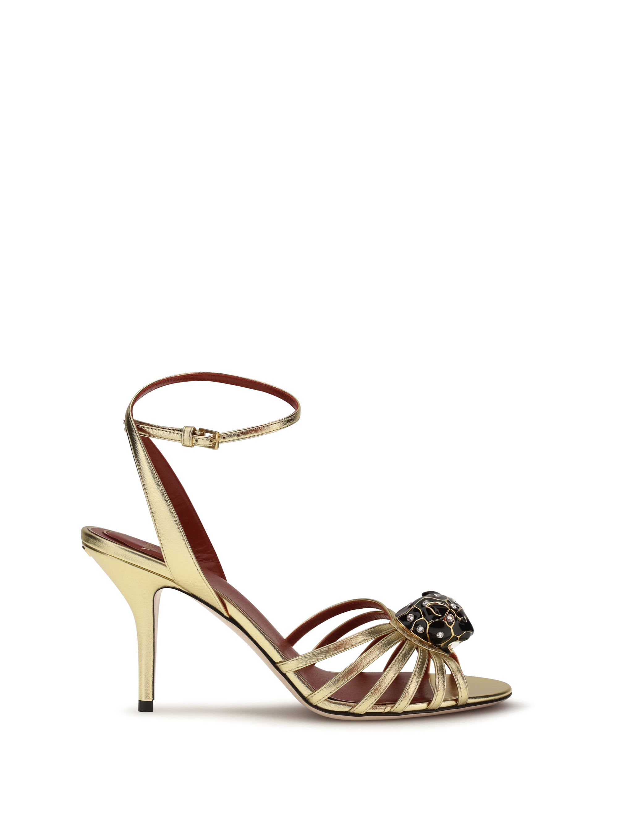 Valentino Garavani Pas De Chat Sandals — Gold