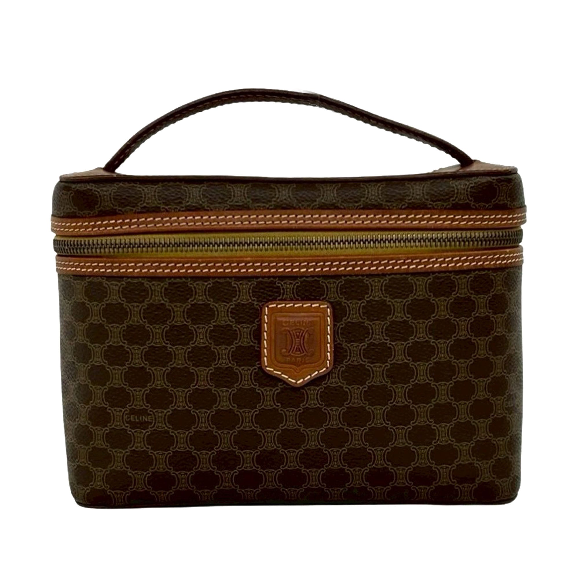 Macadam Coated Canvas Vanity Bag