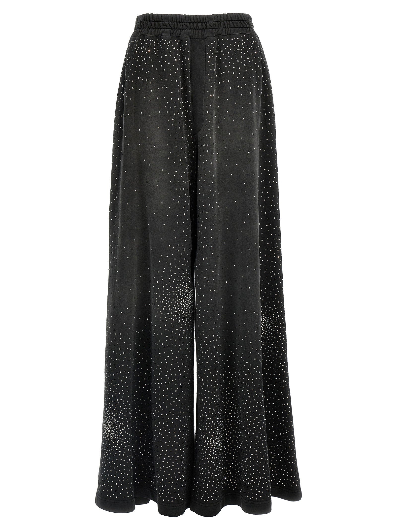 Giuseppe Di Morabito Rhinestone-Embellished Joggers — Black