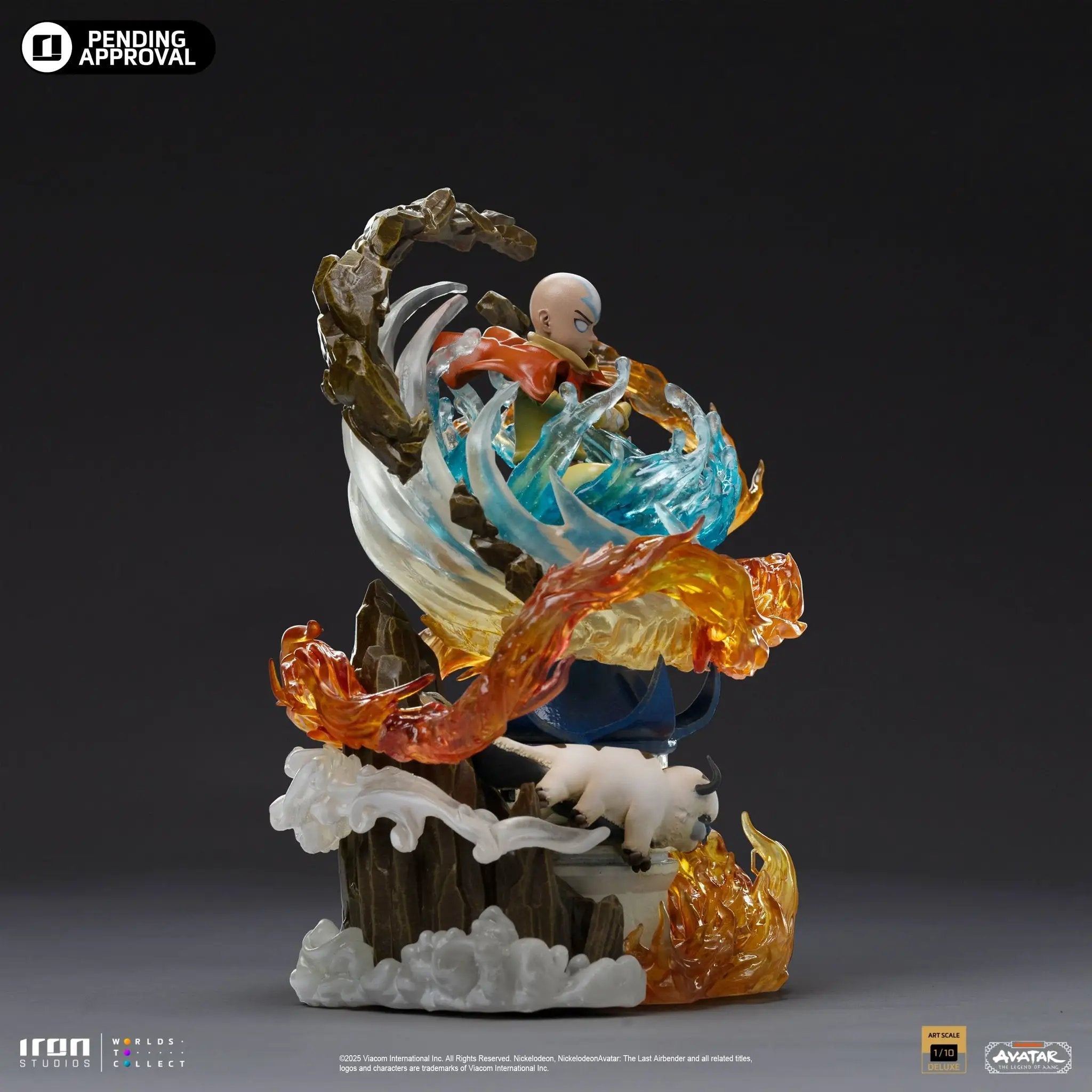 Statue Aang - Avatar: The Last Airbender - Deluxe Art Scale 1/10 - Iron Studios