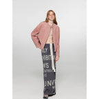 Sweet Cherry PartyImported Vintage Suede Lambskin Leather Jacket, Short-Cropped Genuine Leather Blazer