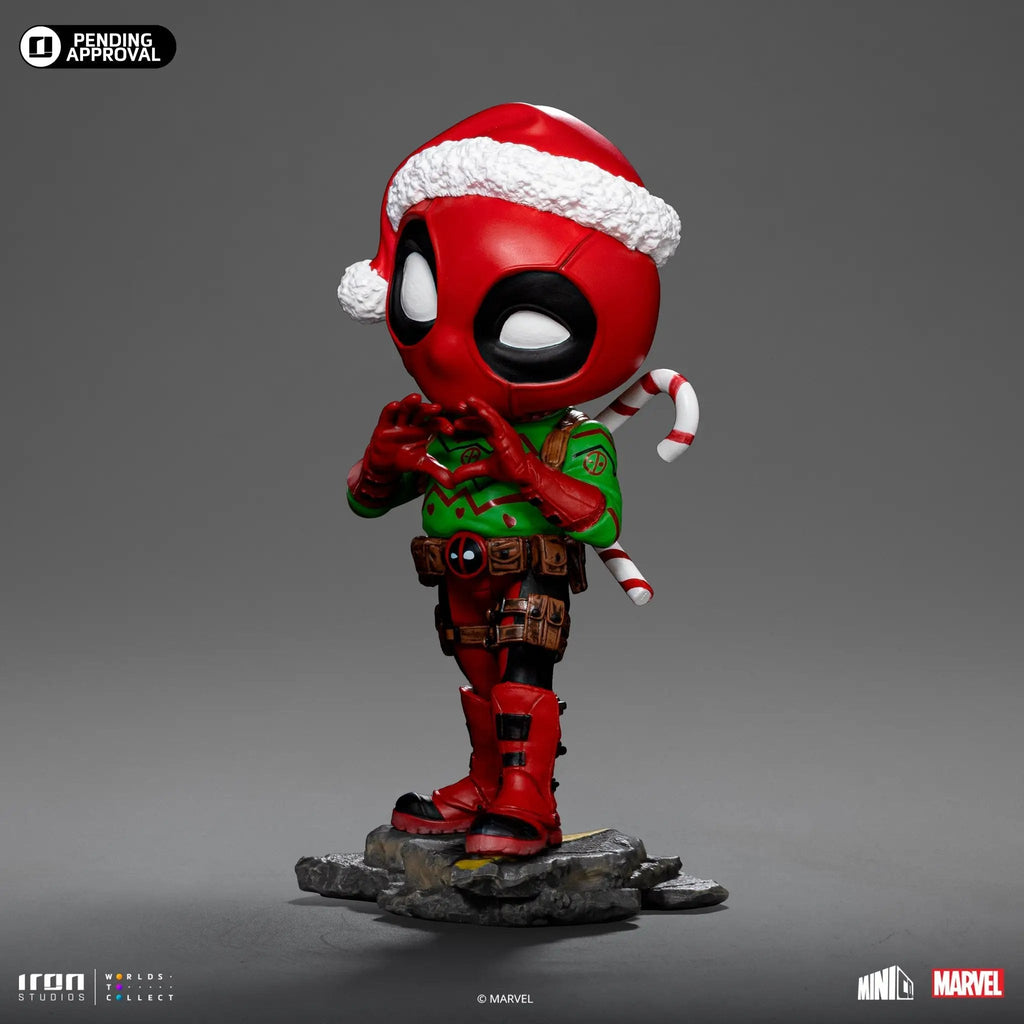Statue Deadpool (Holidays Version) - Marvel Comics - Minico - Iron Studios