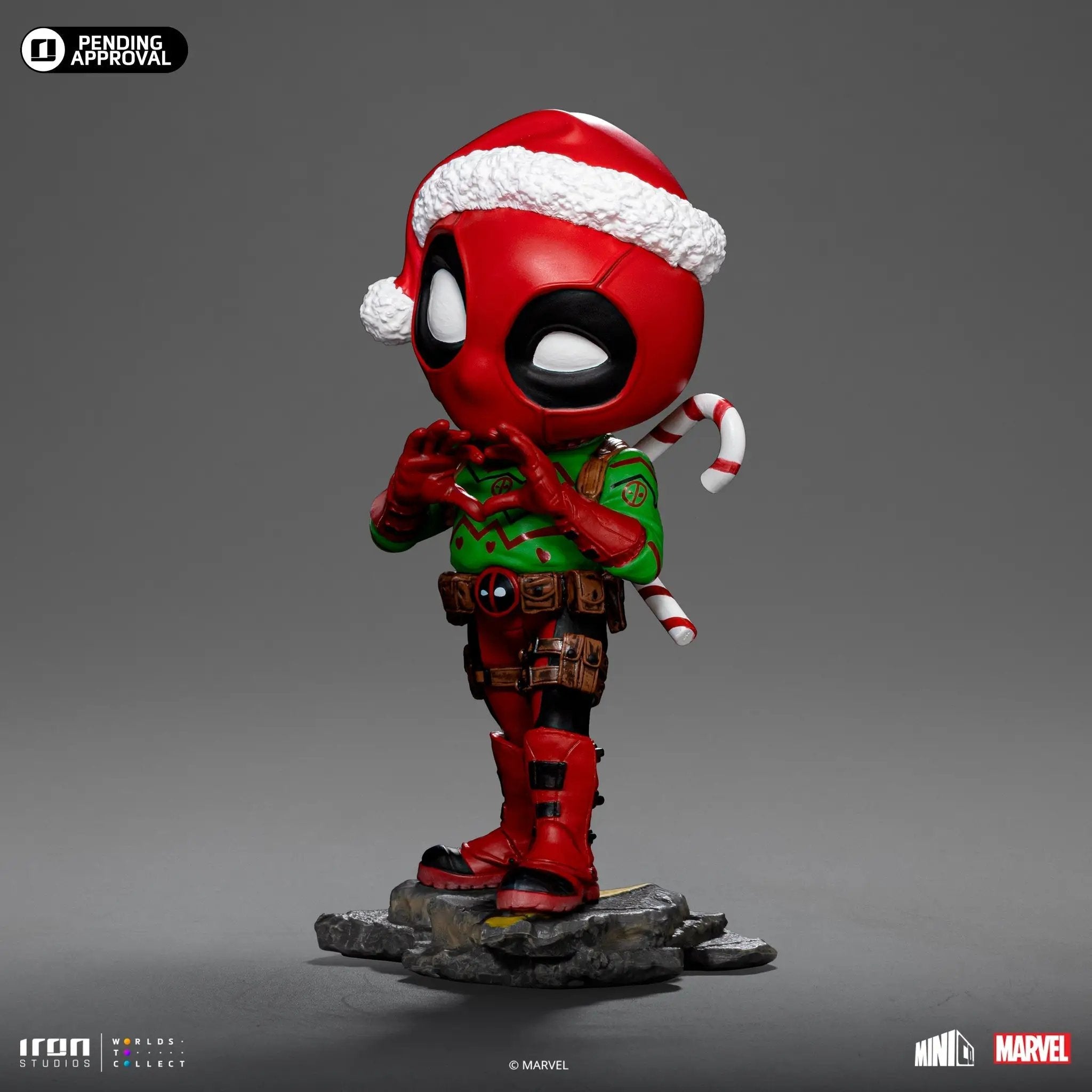 Statue Deadpool (Holidays Version) - Marvel Comics - Minico - Iron Studios