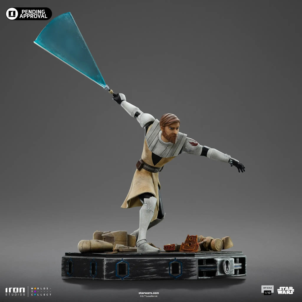 Statue Obi-Wan Kenobi – Star Wars: Clone Wars - Art Scale 1/10 - Iron Studios