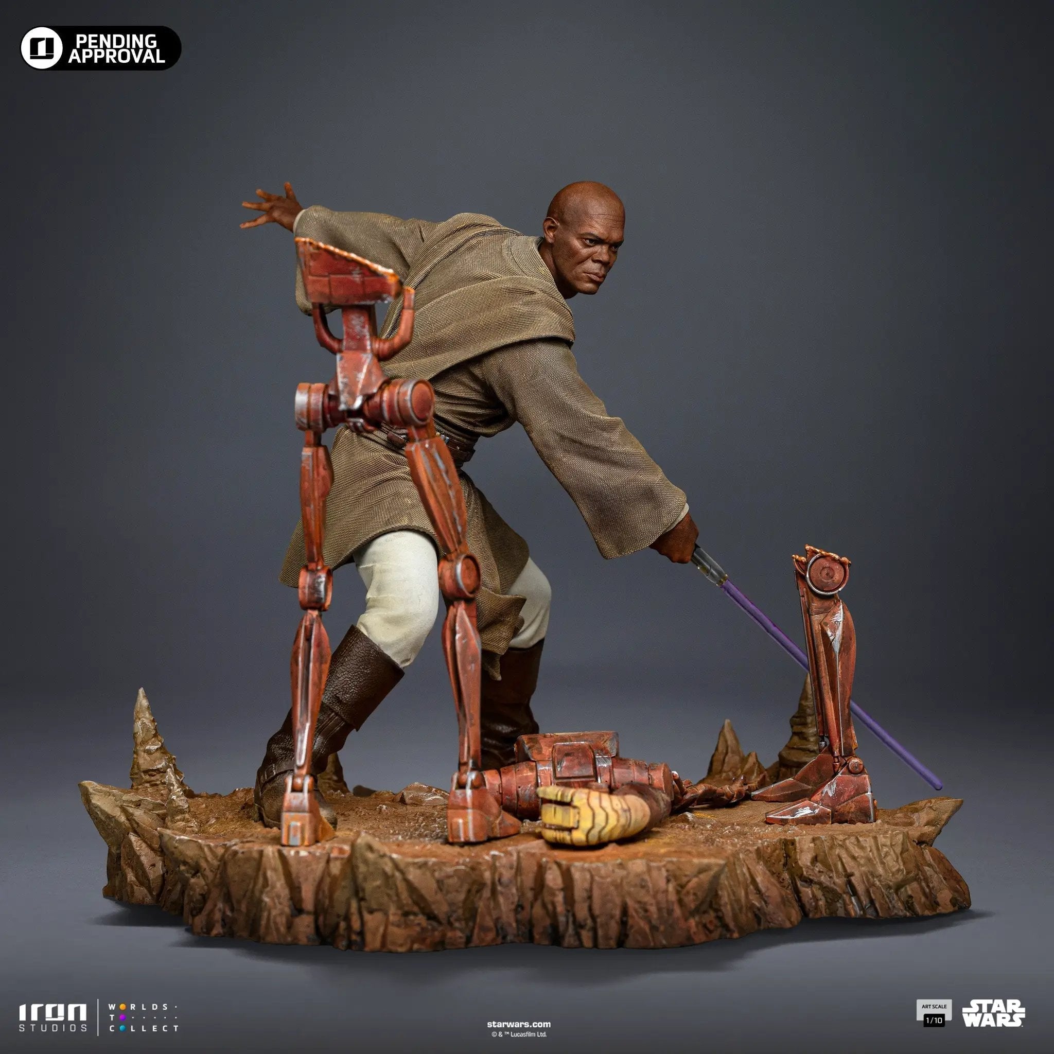 Statue Mace Windu - Star Wars - Art Scale 1/10 - Iron Studios