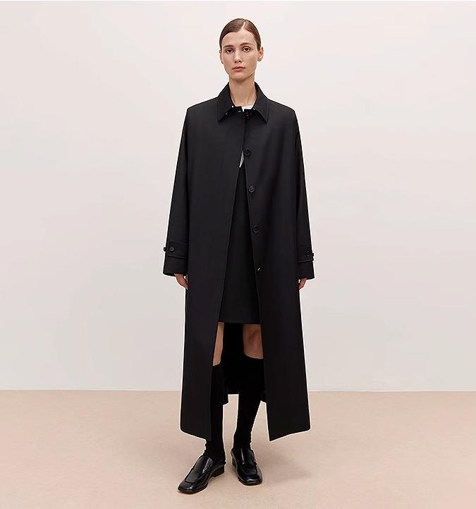 Fragrant Moment Trench Coat for Women, New Style, Mid-Length for Petite Figures, High-End British Style Overcoat