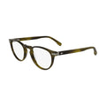 Lacoste L2966275 Acetate Round-Frame Eyeglasses — Olive
