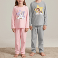Pijama infantil personalizado con nombre en forma de nube de animales y estrellas 100% algodón Regalo de cumpleaños para niños y niñas