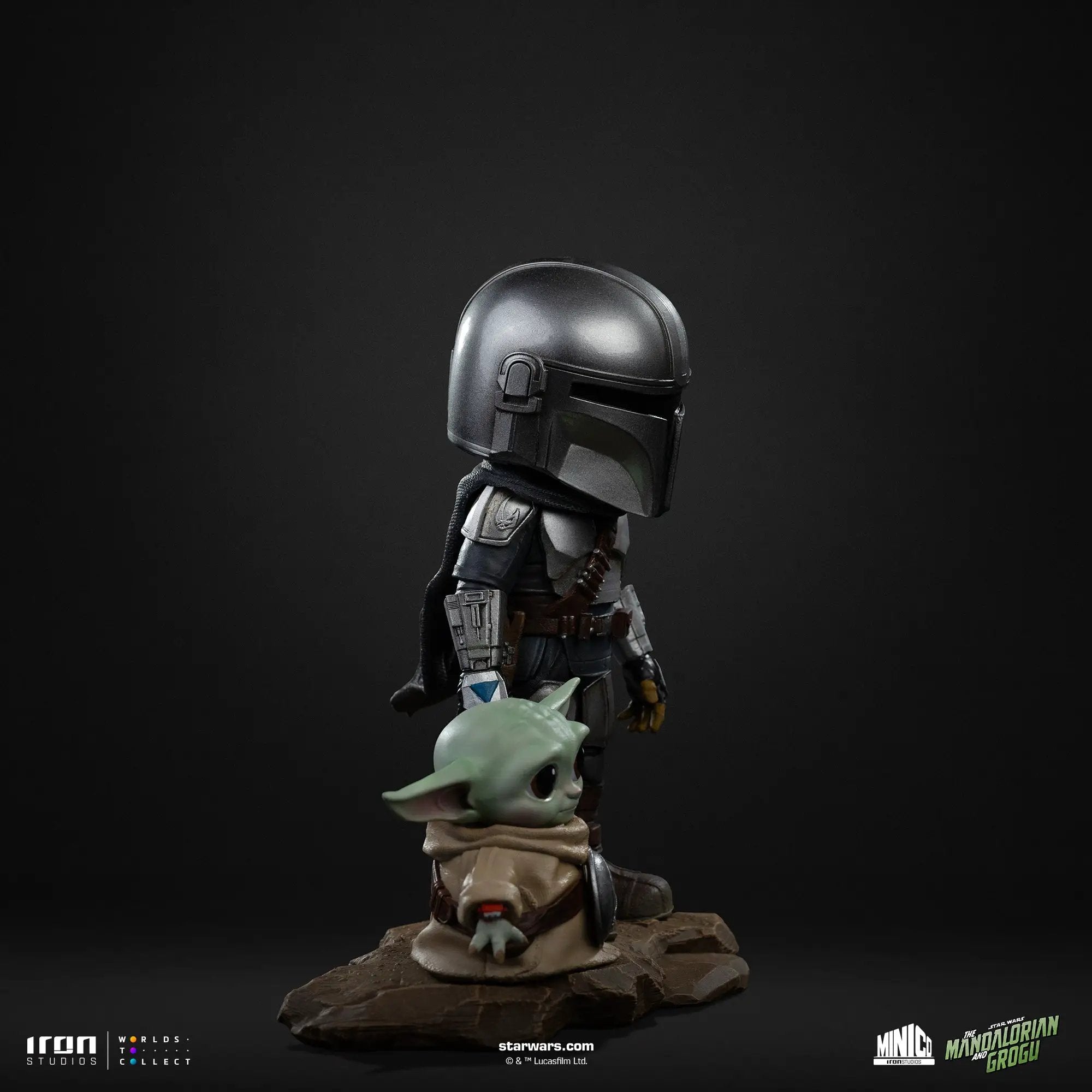 Statue Mandalorian and Grogu - The Mandalorian - MiniCo - Iron Studios