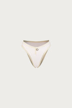 The Grace Bottom (Faux Suede White/Cream)
