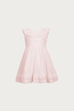 kids eyelet dress (baby pink)