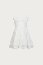 kids eyelet dress (white)