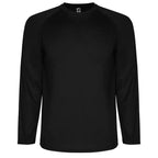 Camiseta técnica de manga larga ranglán, remallada al tono en mangas (sin cortes laterales) Vetonek
