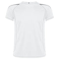 Camiseta técnica en tejido punto liso, de manga corta ranglán, con costuras en contraste en bocamangas, bajo, cuello y laterales Vetonek