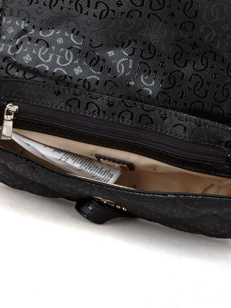 Bolso cruzado Libby Flap Guess — Negro