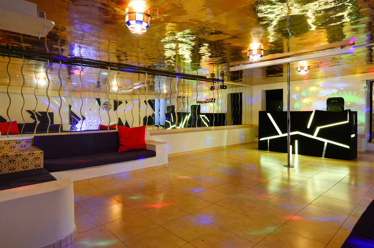 Super Rare 8-Bedroom Luxury Seafront Ibiza Villa with Private Beach, Panoramic Rooftop and Underground DJ Room in Santa Eulalia