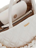 Guess Maxine Girlfriend Shoulder Bag — White