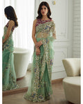 Isabella Blouse, Sari & Petticoat Set By KYNAH, Luxury Indian Fashion & Bridal Wear