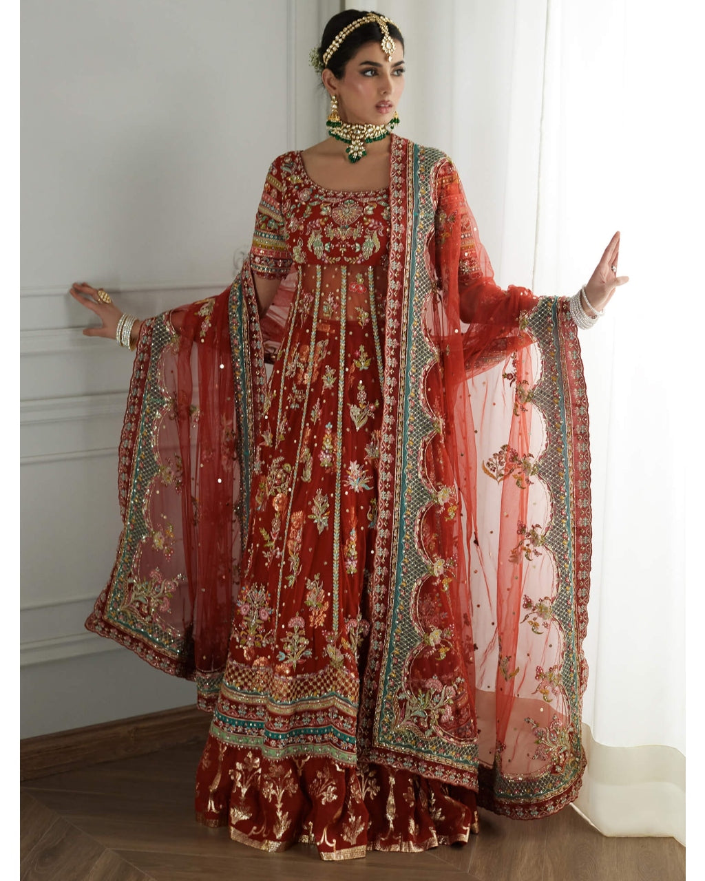 Olivia Peshwas, Lehenga & Dupatta Set By KYNAH, Luxury Indian Fashion & Bridal Wear