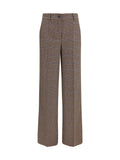 P.A.R.O.S.H. Wool-Blend Palazzo Trousers — Brown
