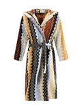 Missoni Giacomo Hooded Bathrobe — Black