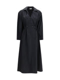 Max Mara Pedaggi Midi Dress — Black