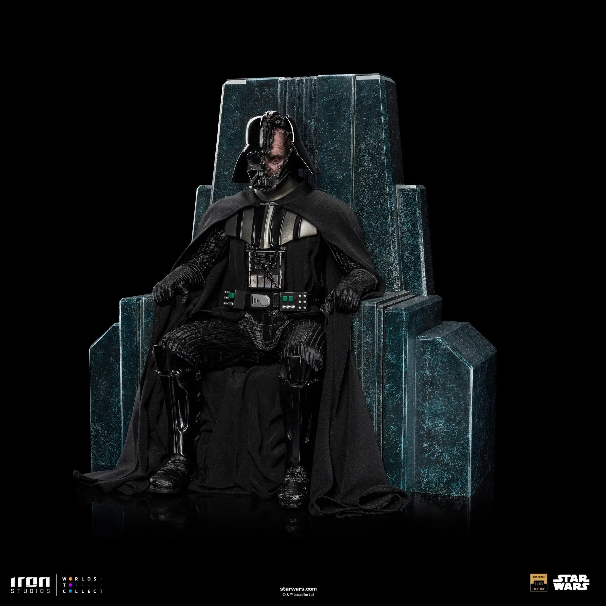 Statue Darth Vader on Throne - Star Wars: Obi-Wan Kenobi Series - Art Scale 1/10 - Iron Studios
