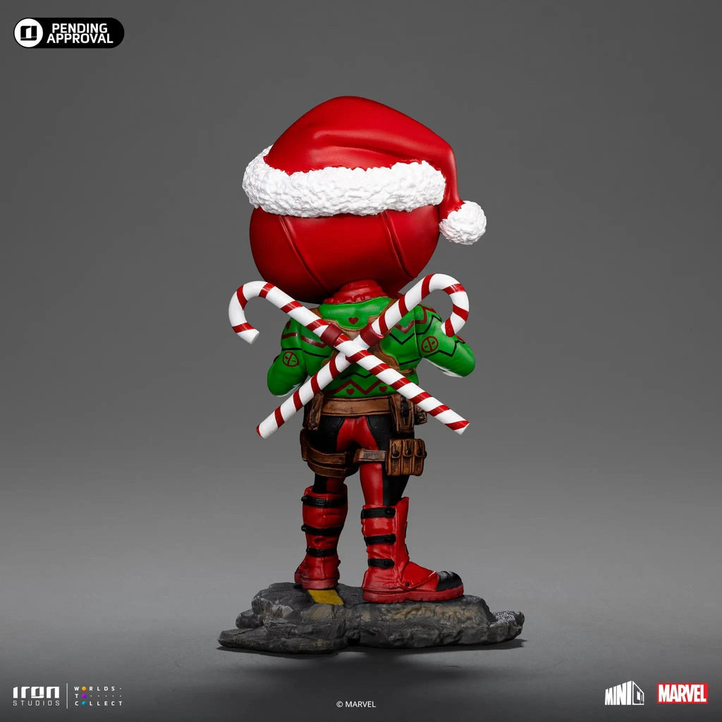 Statue Deadpool (Holidays Version) - Marvel Comics - Minico - Iron Studios