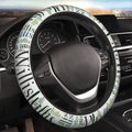 Nube de palabras multicolor personalizada Cubierta protectora del volante del coche con nombre Cumpleaños Aniversario Regalo para la familia Amigo Propietario de coche