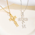 Personalizada Salmo Versículo de la Biblia Cruz Collar Dainty Joyería Cumpleaños Religiosa Bautizo Regalo para Mujeres Cristianas