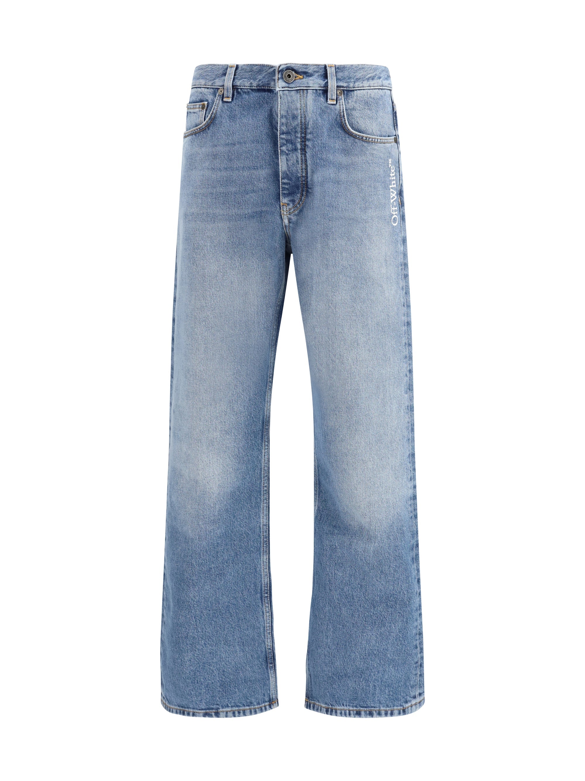 Off-White Half Arrow Jeans — Blue