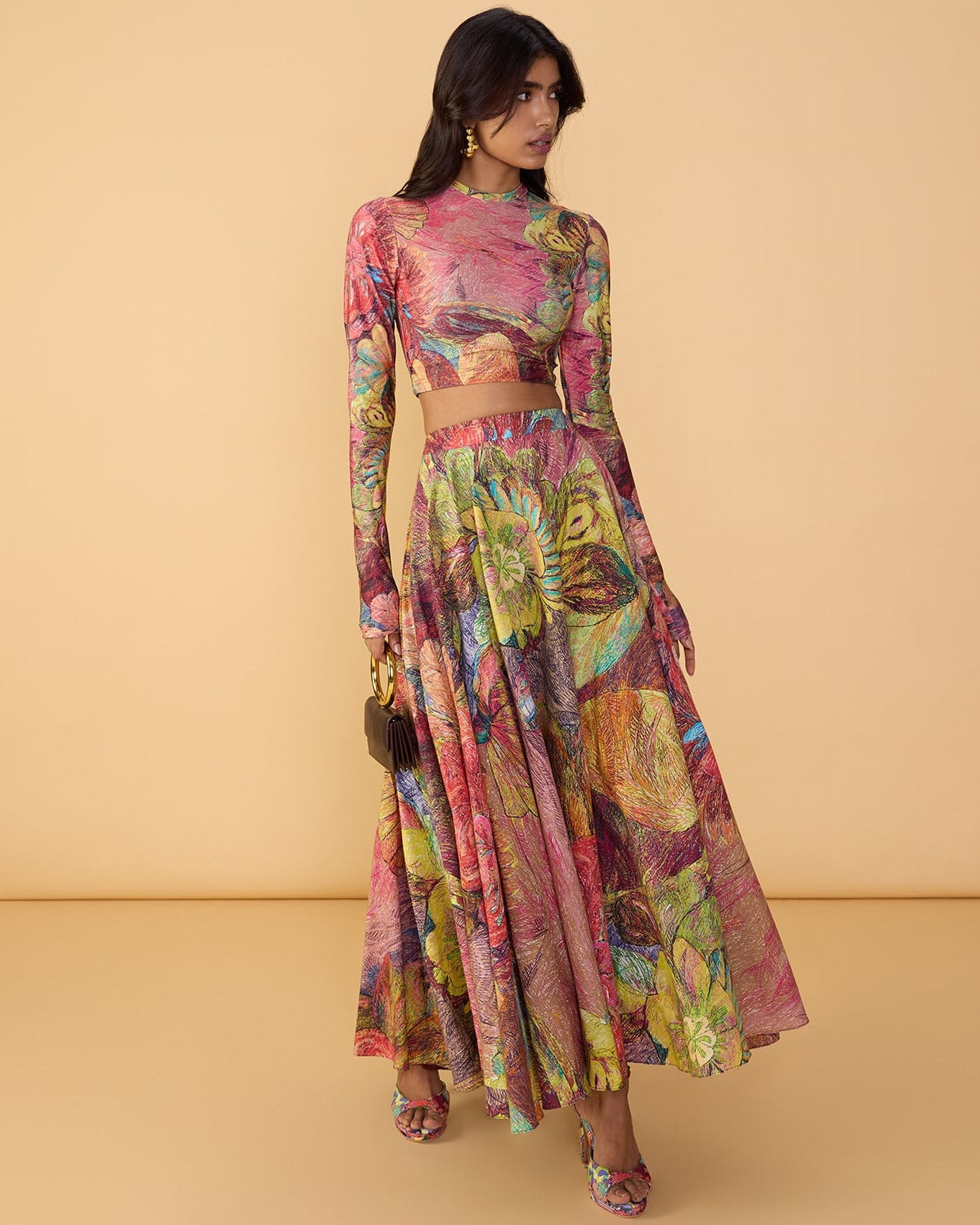 Gigi Blouse & Peony Skirt By KYNAH, Luxury Indian Fashion & Bridal Wear