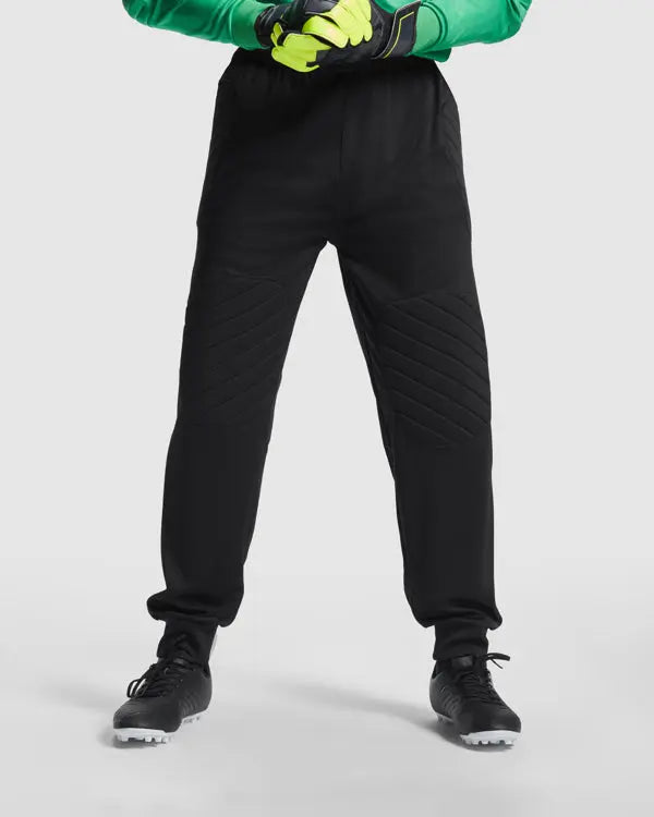 Pantalón largo de portero unisex, con inserciones laterales y rodilleras acolchadas Vetonek