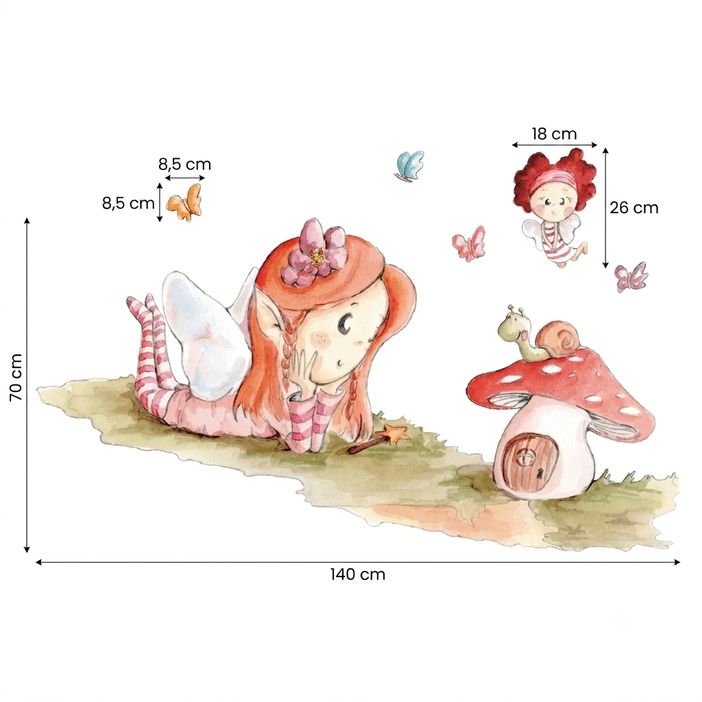 Vinilo Decorativo Infantil HADA MARAVILLA