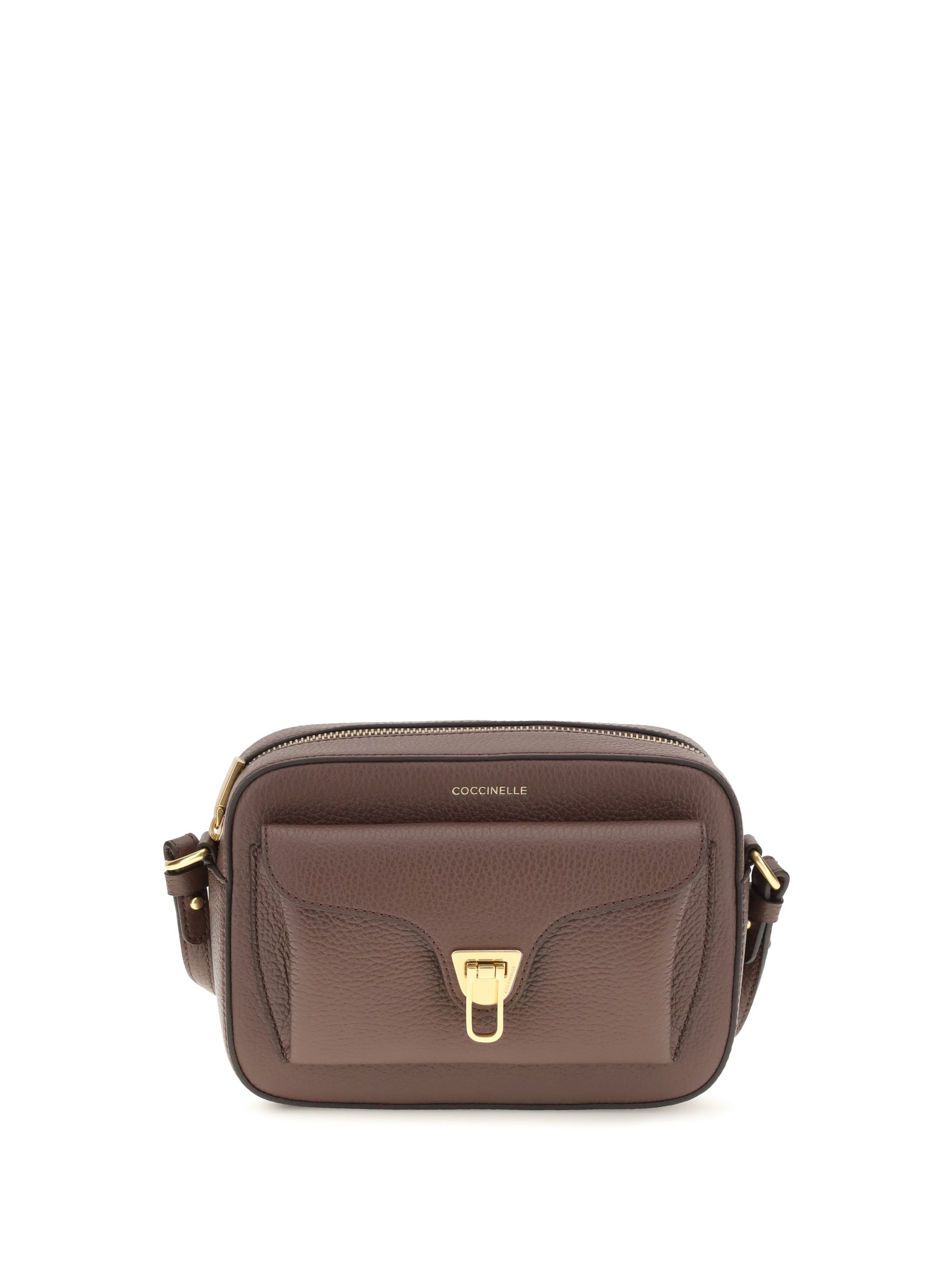 Coccinelle Beat Shoulder Bag — Brown