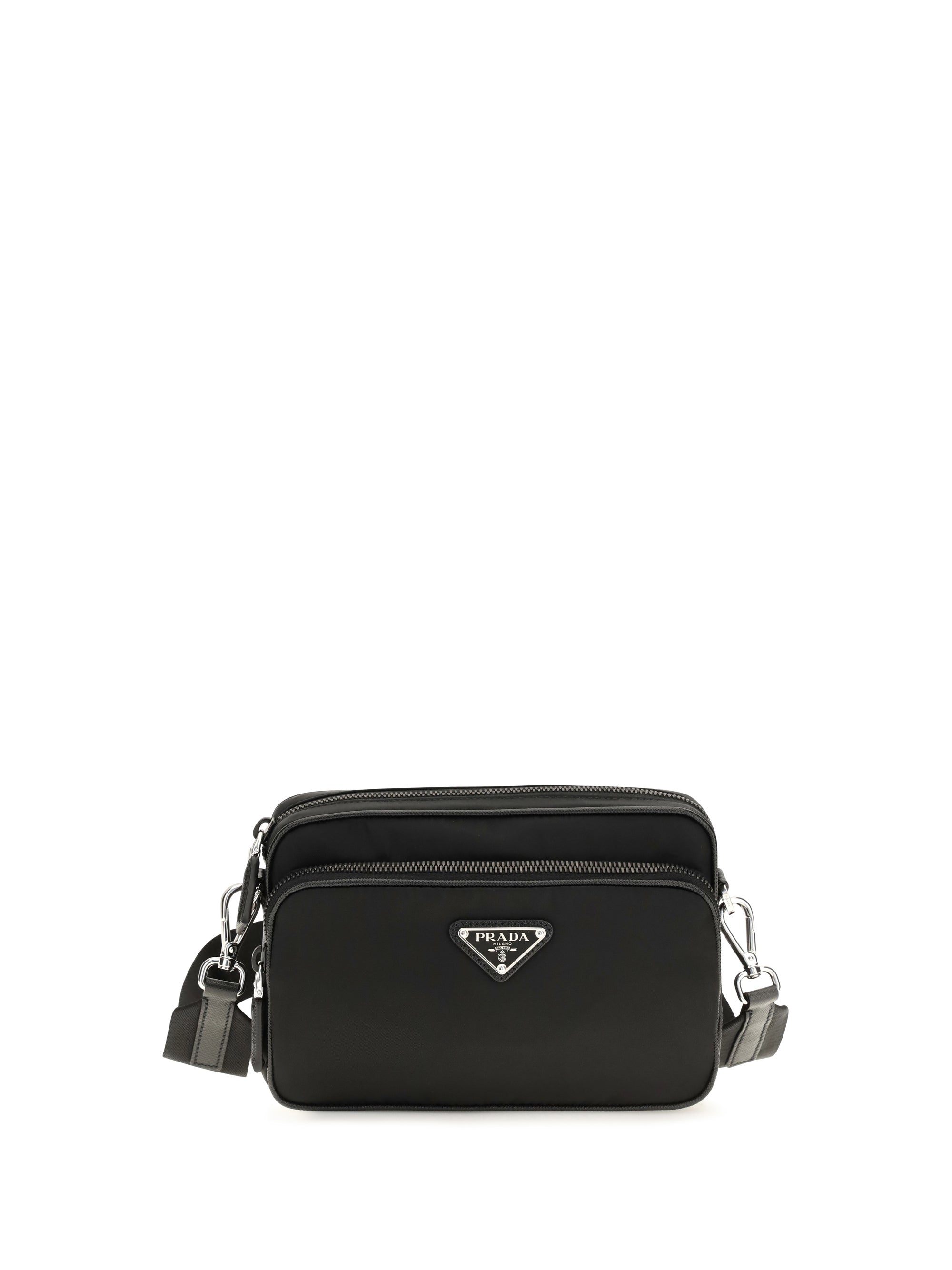Prada Bandoliera Shoulder Bag — Black