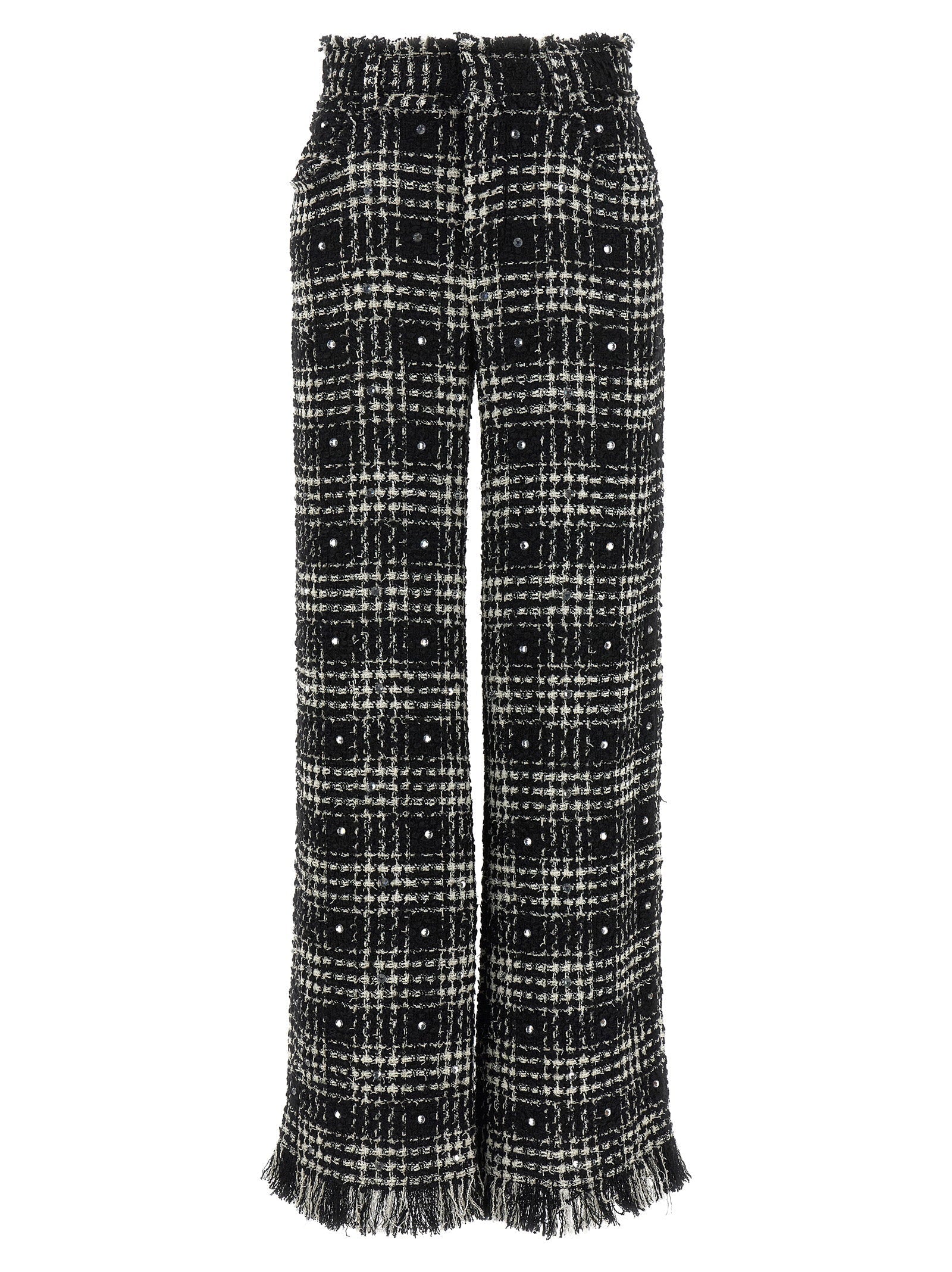 Giuseppe Di Morabito Prince of Wales Trousers — Black