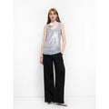 Relaxed Old Money Acetate Linen Old Money-Inspired Draped Mid-Waist Single-Pleat Straight-Leg Wide-Leg Casual Pants