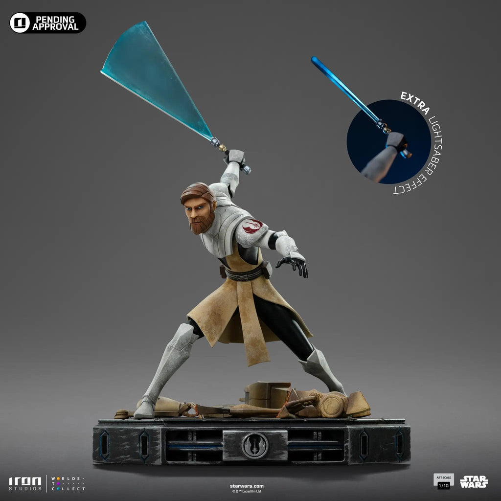 Statue Obi-Wan Kenobi – Star Wars: Clone Wars - Art Scale 1/10 - Iron Studios