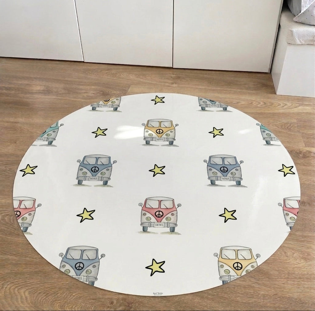 Alfombra vinílica VANS 95 cm diámetro
