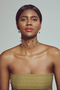 CHOKER LAINE | VERDE BOTELLA